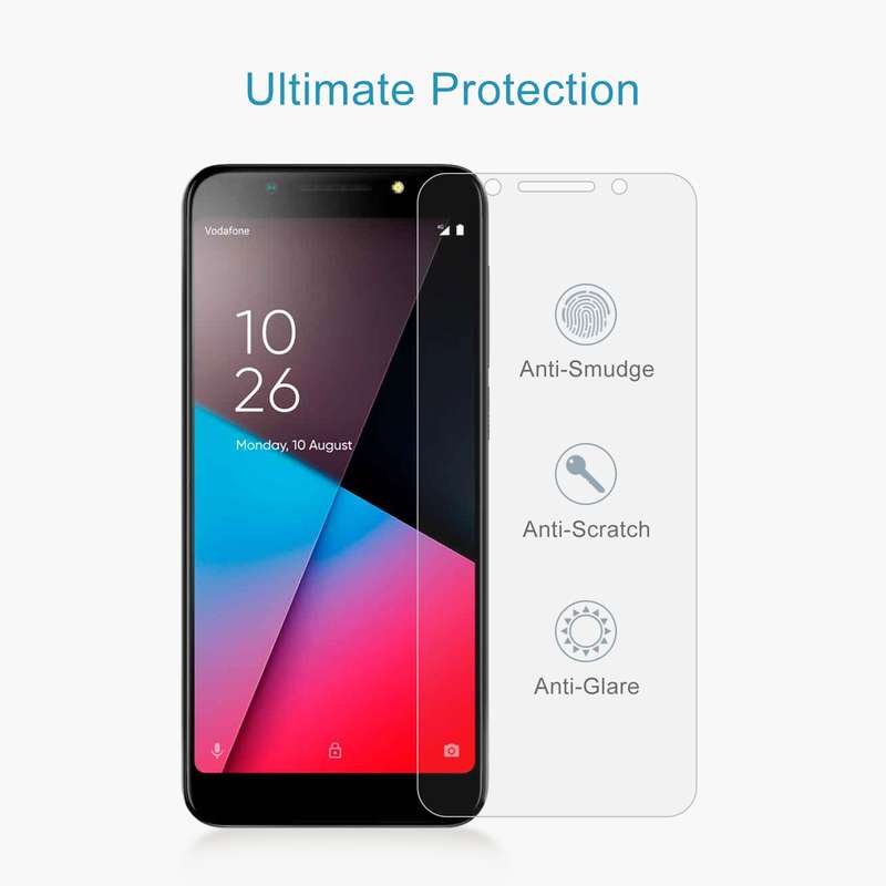 For Vodafone Smart E11 10 PCS 0.26mm 9H 2.5D Tempered Glass Film