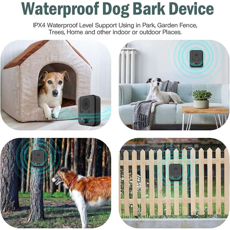RC-309 Bark Control Devices Defer Nuisance Barking(Black)