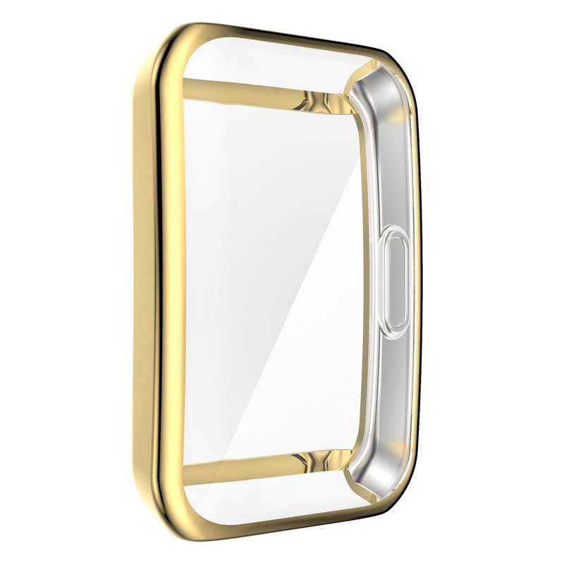 For Huawei Band 6 / 6 Pro / Honor Band 6 Full Coverage TPU Electroplating Protective Case Cover(Gold