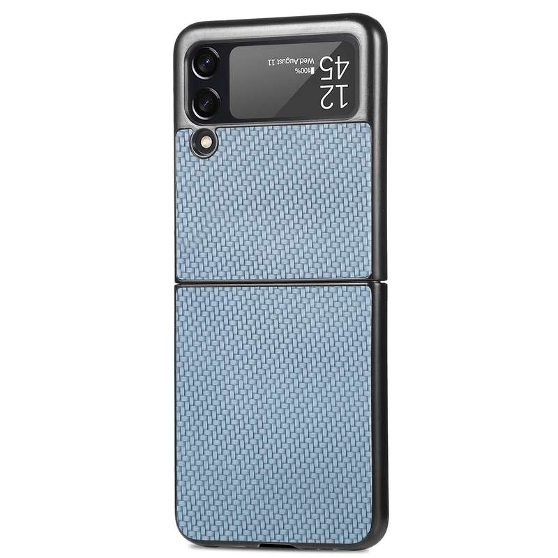 For Samsung Galaxy Z Fold3 5G Cross Pattern Slim PC Protective Case(Green)