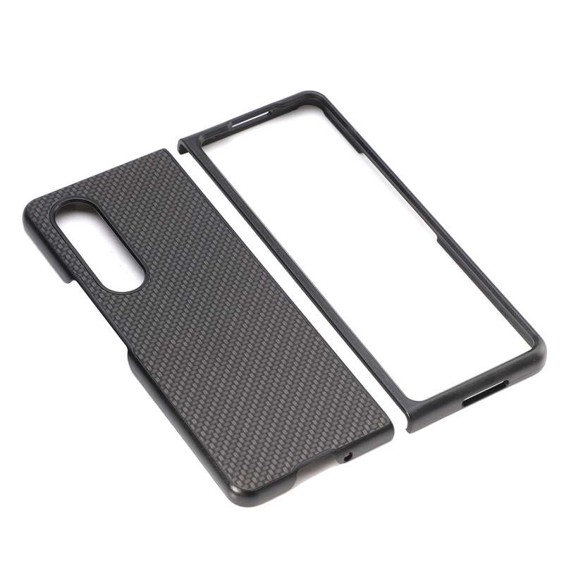 For Samsung Galaxy Z Fold3 5G Cross Pattern Slim PC Protective Case(Green)