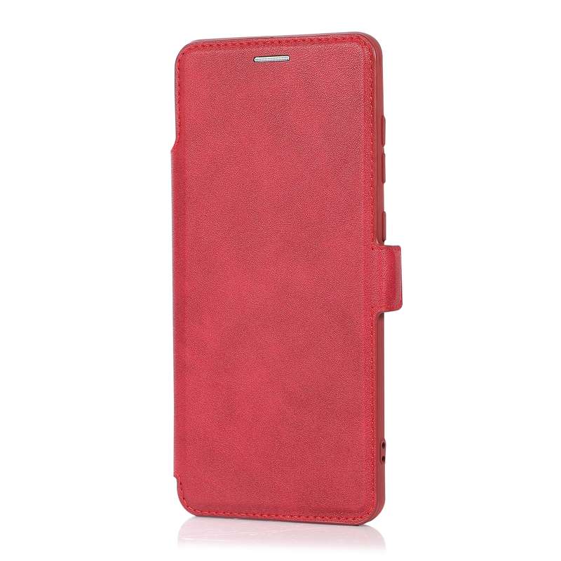 For Samsung Galaxy A71 Push Window Double Buckle PU + Silicone Horizontal Flip Leather Case with Hol
