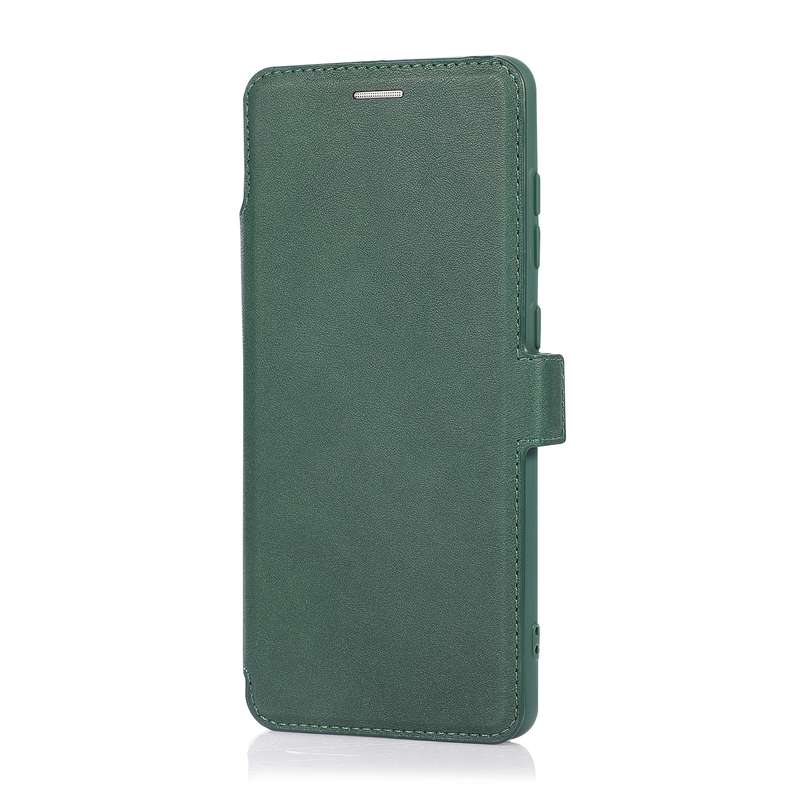 For Samsung Galaxy A71 Push Window Double Buckle PU + Silicone Horizontal Flip Leather Case with Hol