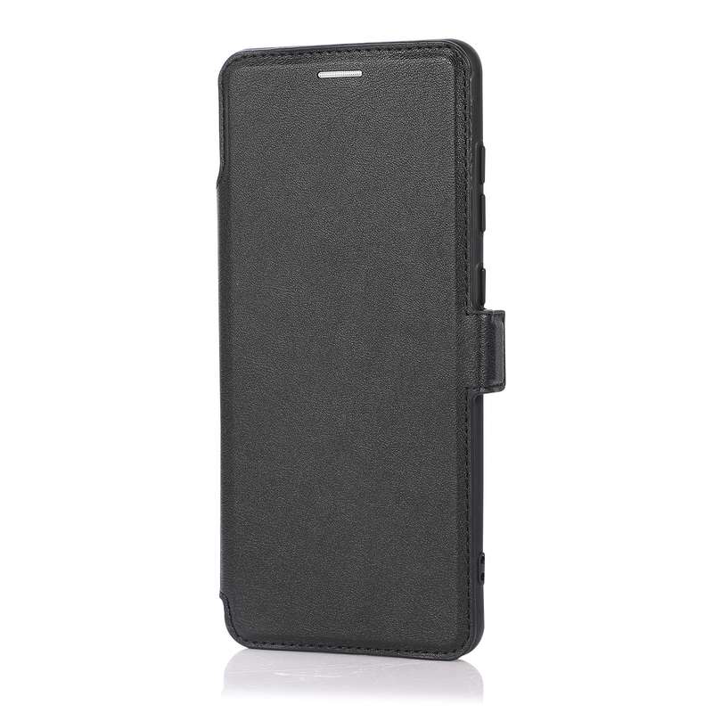 For Samsung Galaxy A71 Push Window Double Buckle PU + Silicone Horizontal Flip Leather Case with Hol