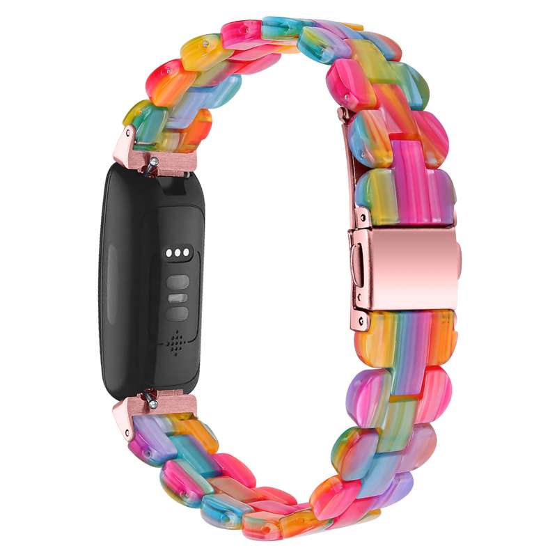 For Fitbit Inspire 2 / Inspire Oval Resin Watch Band(Pearl White)