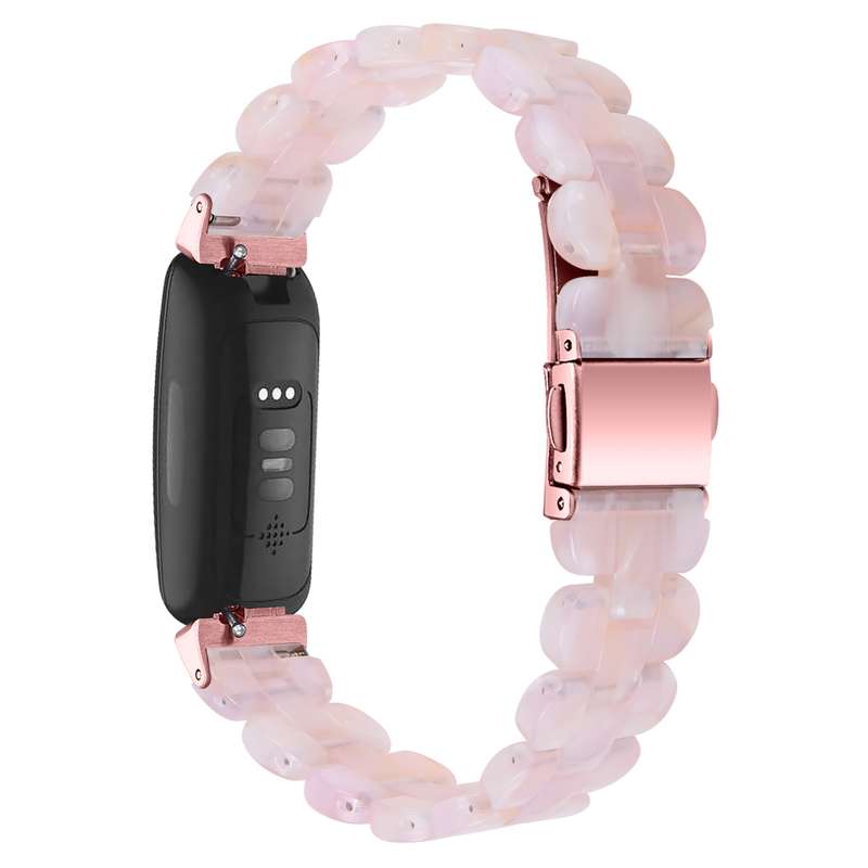 For Fitbit Inspire 2 / Inspire Oval Resin Watch Band(Pearl White)