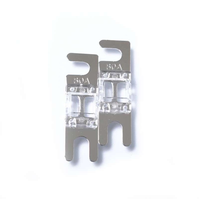 A0304 Transparent 5 PCS Car Audio AFS Mini ANL 80A Fuse Nicked Plated