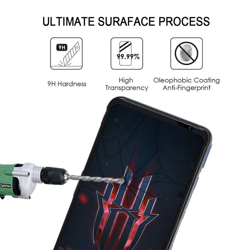For ZTE nubia Red Magic 6s / 6s Pro Full Glue Full Screen Tempered Glass Film