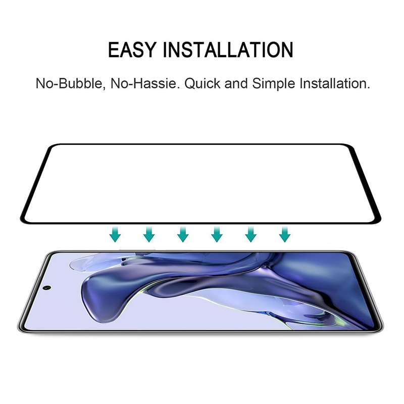 For Xiaomi Mi 11T / 11T Pro Full Glue Full Screen Tempered Glass Film