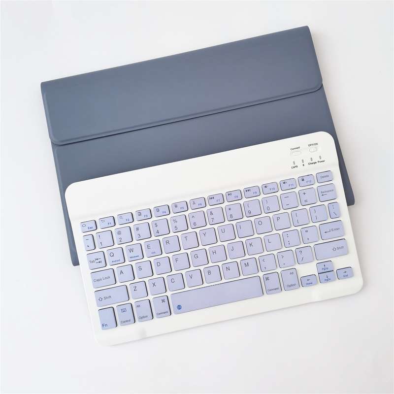 For Lenovo Pad Tab P11 11 inch TB-J606F LX110 Solid Color Detachable Square Keycap Bluetooth Keyboar
