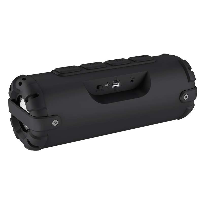 New Rixing NR-6013 Bluetooth 5.0 Portable Outdoor Wireless Bluetooth Speaker with Shoulder Strap(Bla