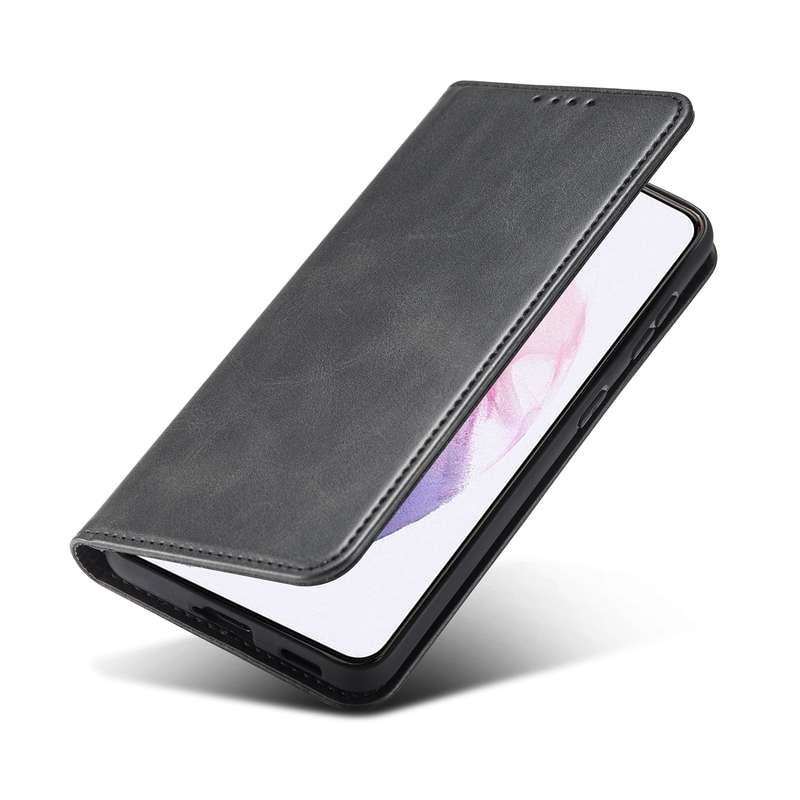 For Samsung Galaxy A50 Calf Texture Magnetic Horizontal Flip Leather Case with Holder & Card Slots &