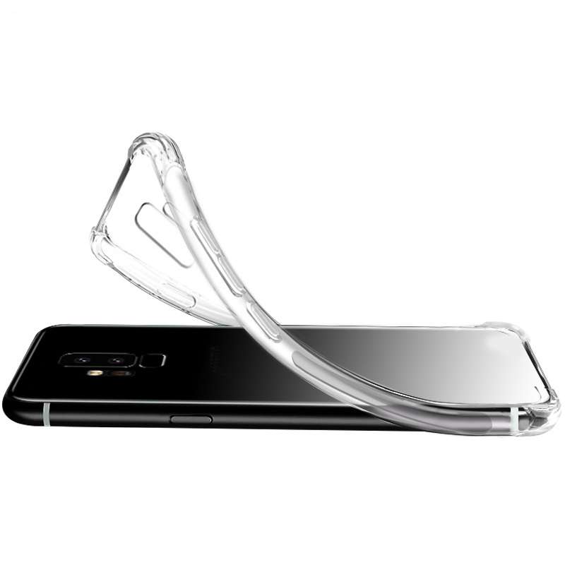 For Galaxy A50s / A30s IMAK All-inclusive Shockproof Airbag TPU Case, with Screen Protector(Black)