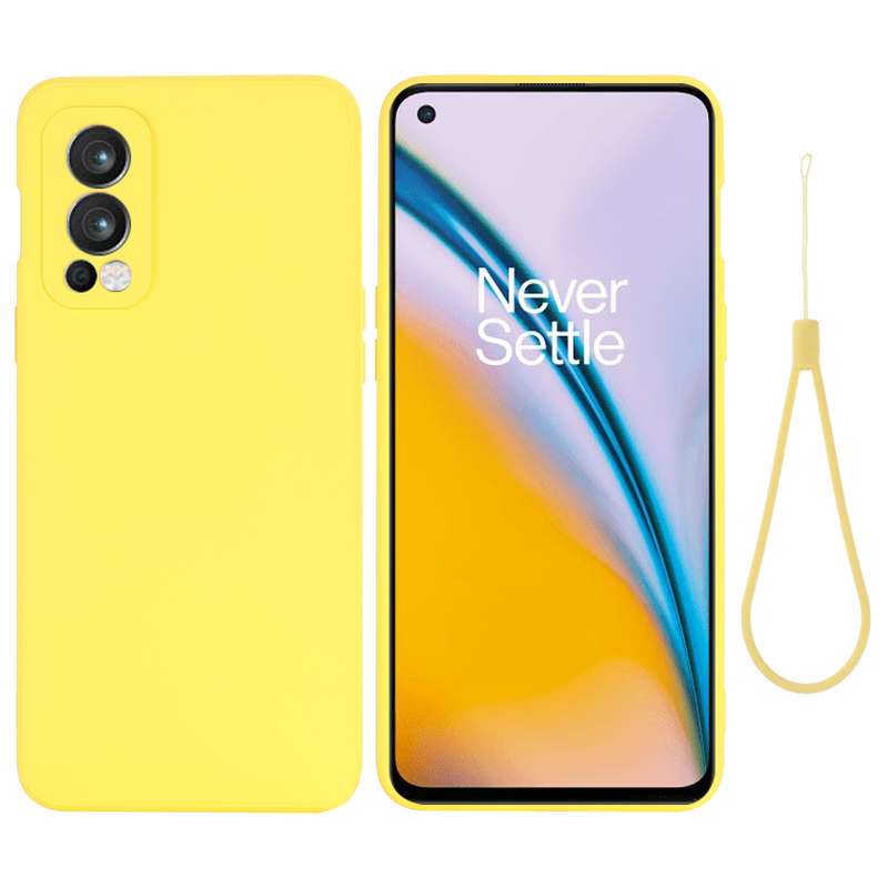 For OnePlus Nord 2 5G Solid Color Liquid Silicone Shockproof Full Coverage Protective Case(Green)