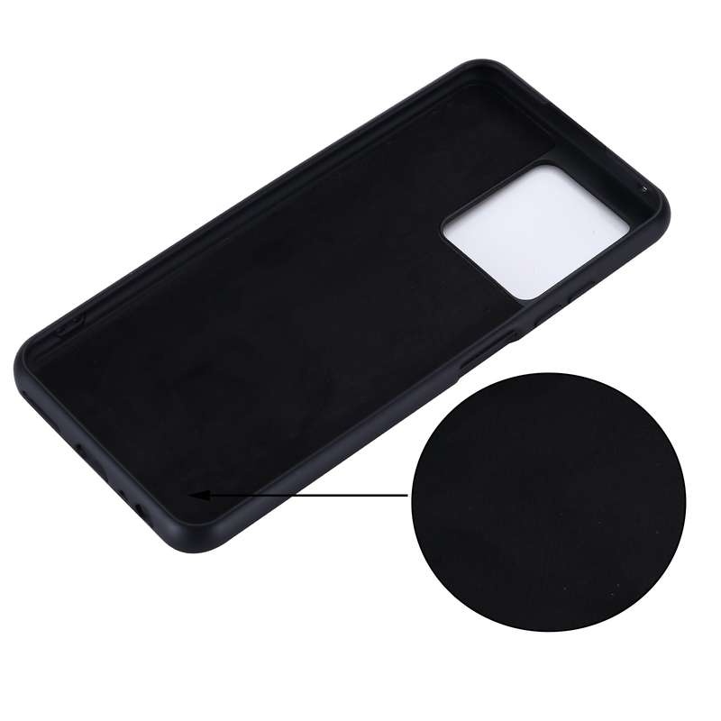 For ZTE Blade V30 Solid Color Liquid Silicone Dropproof Full Coverage Protective Case(Red)