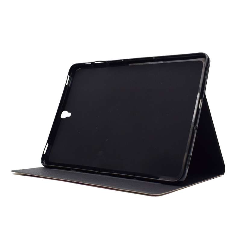 For Galaxy Tab S3 9.7 T820 TPU Horizontal Flip Leather Case with Holder & Card Slot & Sleep / Wake-u