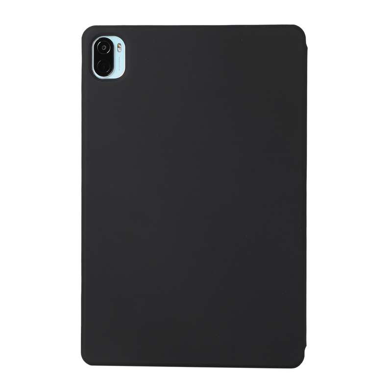 For Xiaomi Pad 5 / Pad 5 Pro Solid Color Magnetic Horizontal Flip Leather Case with Holder(Black)