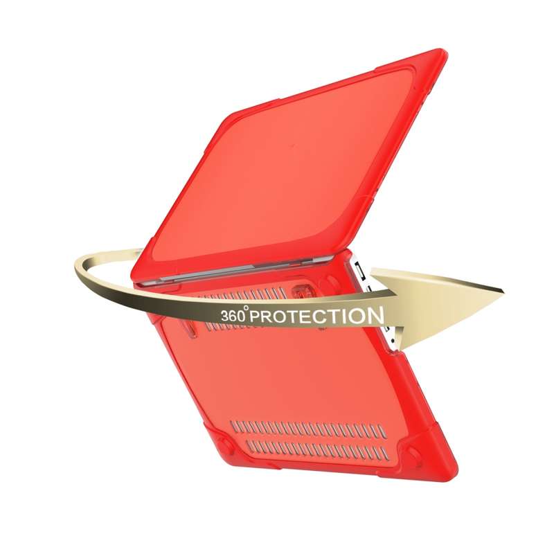 For MacBook Air 13.3 inch A1932 (2018) TPU + PC Two Color Laptop Protective Case(Khaki)