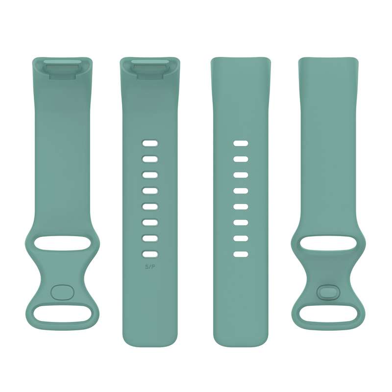 For Fitbit Charge 5 Silicone Watch Band, Size:L(Lavender Purple)