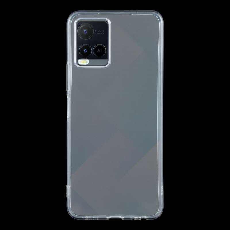 For vivo Y21 0.75mm Ultra-thin Transparent TPU Soft Protective Case