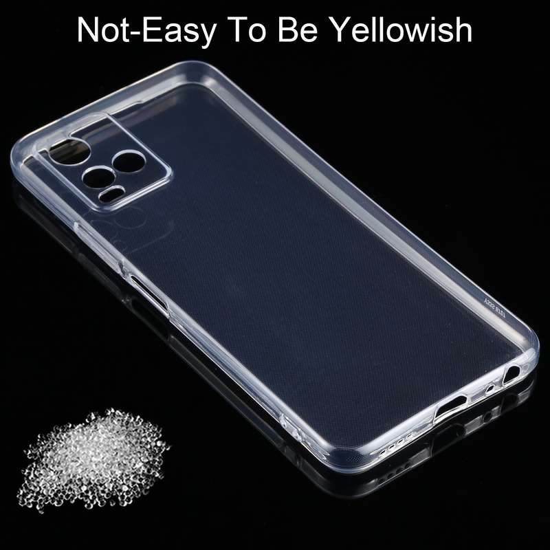 For vivo Y21 0.75mm Ultra-thin Transparent TPU Soft Protective Case