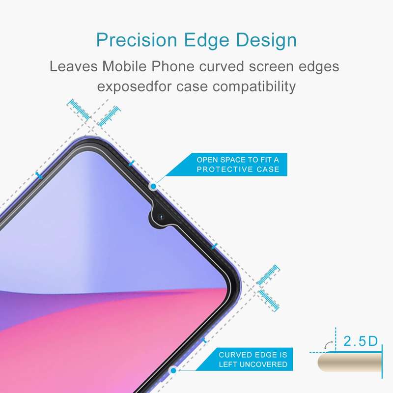 For Blackview Oscal C20 Pro 10 PCS 0.26mm 9H 2.5D Tempered Glass Film