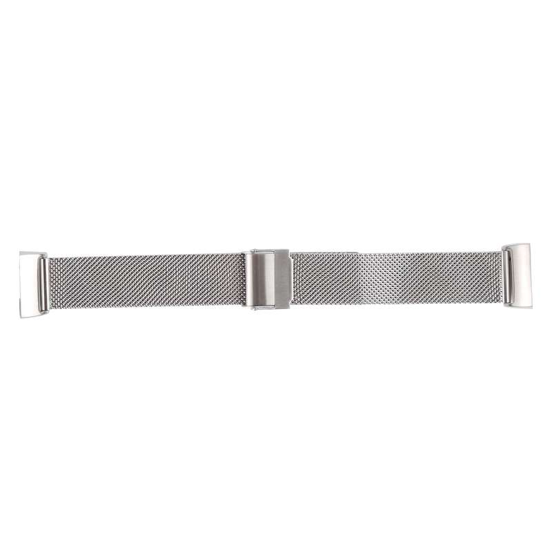 For Fitbit Charge 4 Double Insurance Buckle Milanese Watch Band(Gold)
