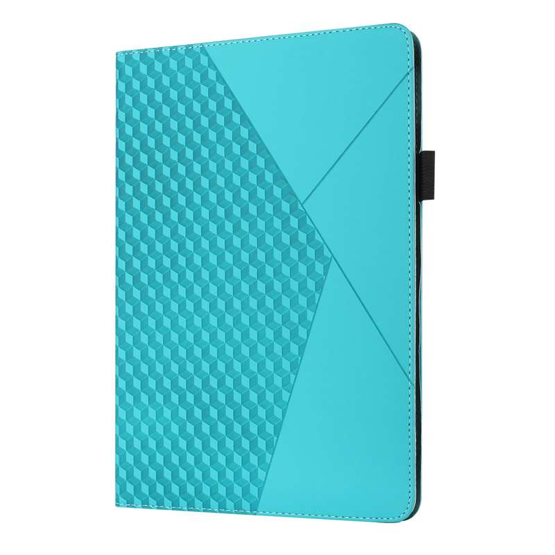 For Samsung Galaxy Tab A8 10.5 2021 X200/X205 Rhombus Skin Feel Horizontal Flip Tablet Leather Case