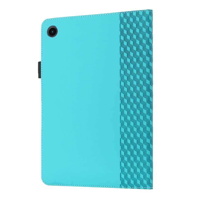 For Samsung Galaxy Tab A8 10.5 2021 X200/X205 Rhombus Skin Feel Horizontal Flip Tablet Leather Case