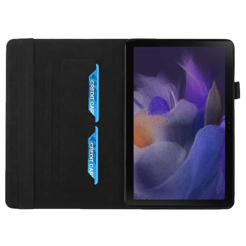 For Samsung Galaxy Tab A8 10.5 2021 X200/X205 Rhombus Skin Feel Horizontal Flip Tablet Leather Case