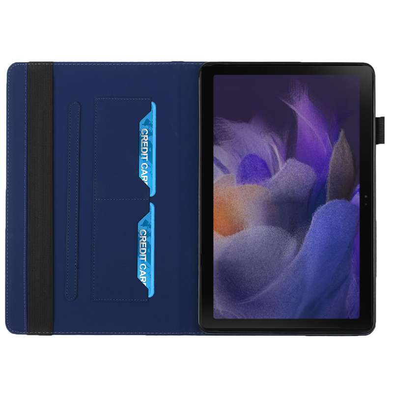 For Samsung Galaxy Tab A8 10.5 2021 X200/X205 Rhombus Skin Feel Horizontal Flip Tablet Leather Case