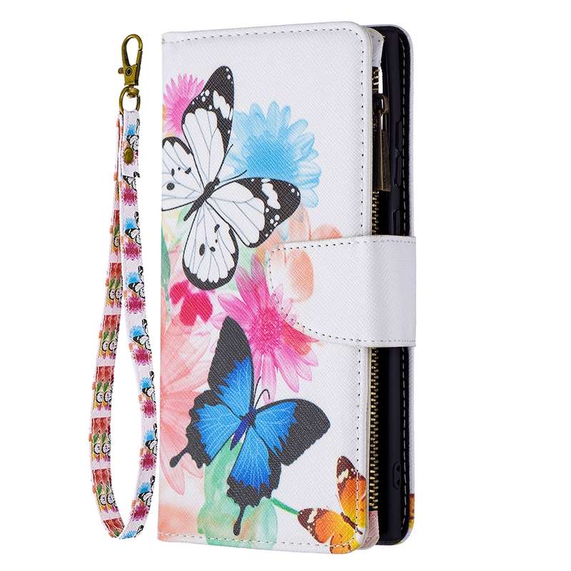 For Samsung Galaxy A13 5G Colored Drawing Pattern Horizontal Flip Phone Leather Case with Holder & C