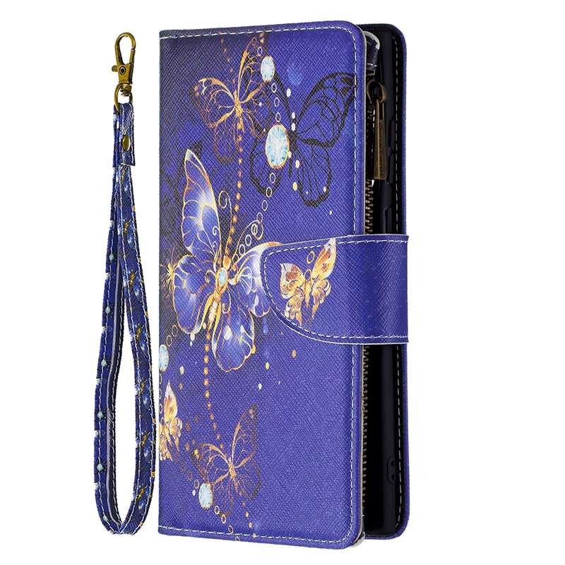 For Samsung Galaxy A13 5G Colored Drawing Pattern Horizontal Flip Phone Leather Case with Holder & C