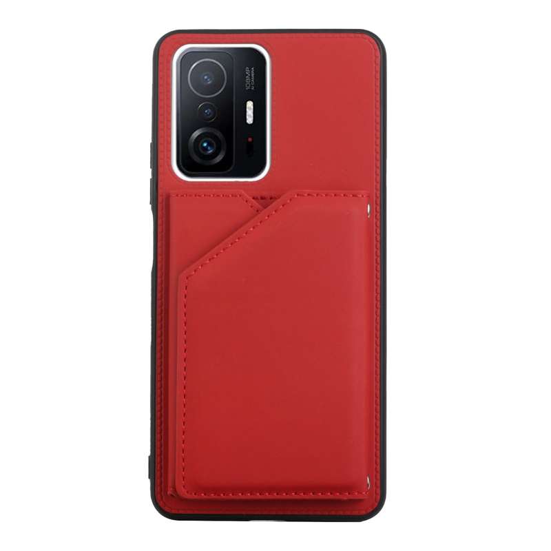 For Samsung Galaxy A13 5G Skin Feel PU + TPU + PC Back Cover Shockproof Phone Case with Card Slots &