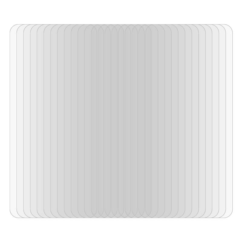 For ZTE Blade V30 50 PCS 0.26mm 9H 2.5D Tempered Glass Film