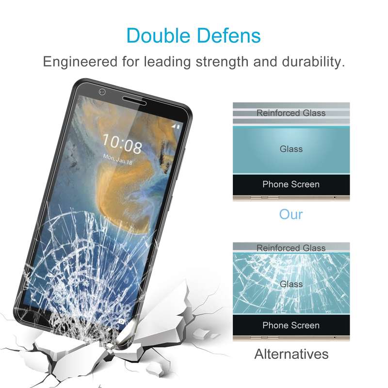 For ZTE Blade A31 Lite 50 PCS 0.26mm 9H 2.5D Tempered Glass Film