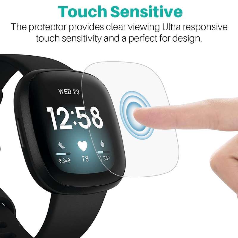 For Fitbit Versa 3 Soft Hydrogel Film Watch Screen Protector
