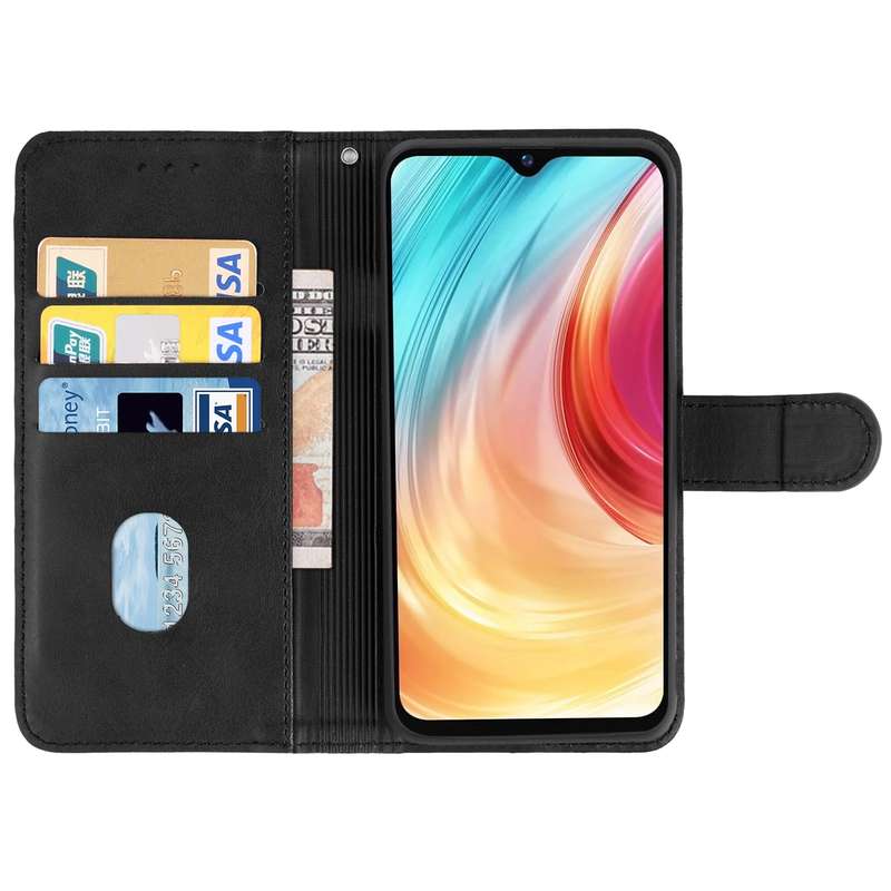 Leather Phone Case For Blackview A80(Black)