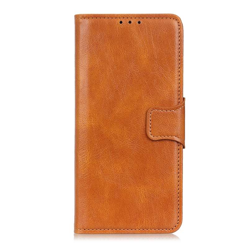 For Samsung Galaxy A33 5G Mirren Crazy Horse Texture Horizontal Flip Leather Phone Case with Holder