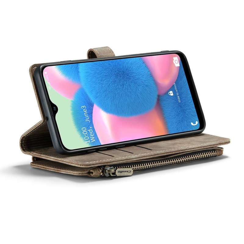 For Samsung Galaxy A30s / A50s / A50 CaseMe-C30 Multifunctional Horizontal Flip PU + TPU Phone Case(