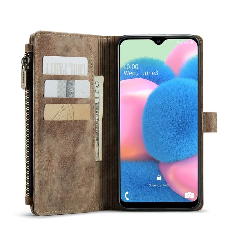 For Samsung Galaxy A30s / A50s / A50 CaseMe-C30 Multifunctional Horizontal Flip PU + TPU Phone Case(