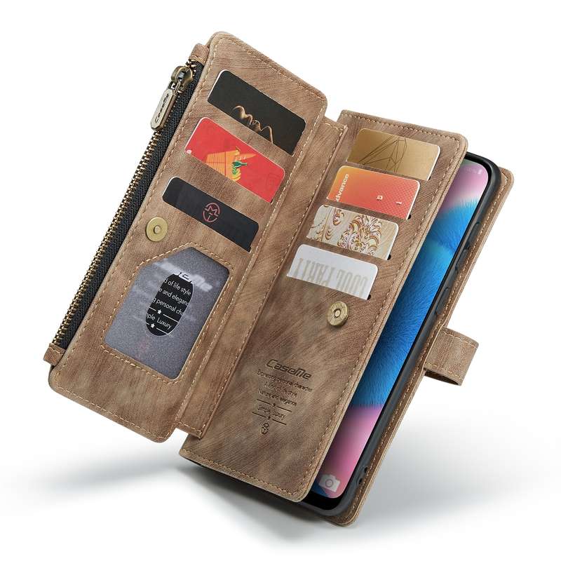 For Samsung Galaxy A30s / A50s / A50 CaseMe-C30 Multifunctional Horizontal Flip PU + TPU Phone Case(