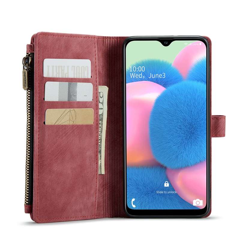 For Samsung Galaxy A30s / A50s / A50 CaseMe-C30 Multifunctional Horizontal Flip PU + TPU Phone Case(