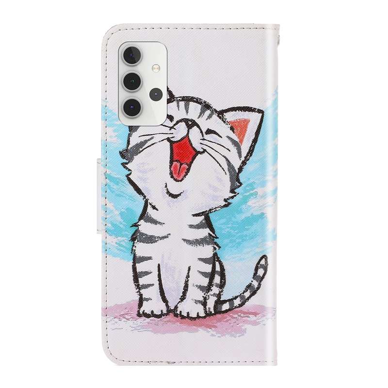 For Samsung Galaxy A32 5G 3D Colored Drawing Horizontal Flip Leather Phone Case with Holder & Card S