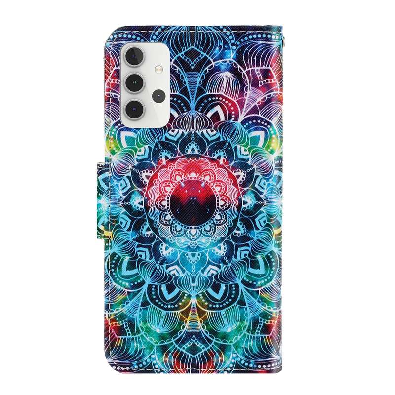 For Samsung Galaxy A23 5G Butterfly Flower Pattern Flip Leather Phone Case(Light Purple)