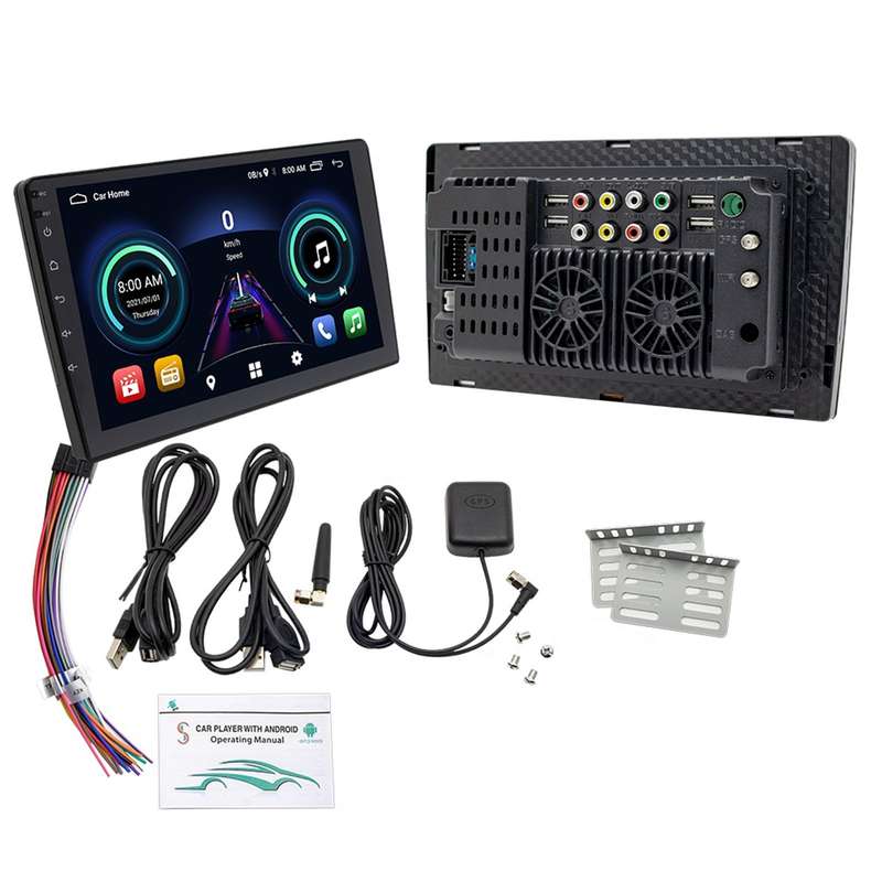 S-9090 9 inch HD Screen Car Android Player GPS Navigation Bluetooth Touch Radio, Support Mirror Link