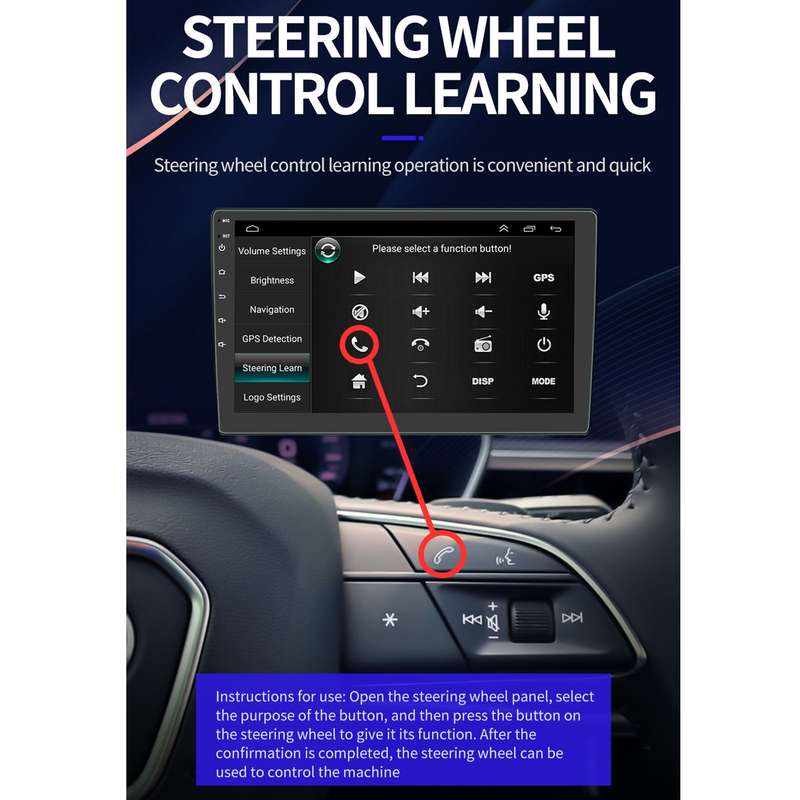 S-9090 9 inch HD Screen Car Android Player GPS Navigation Bluetooth Touch Radio, Support Mirror Link