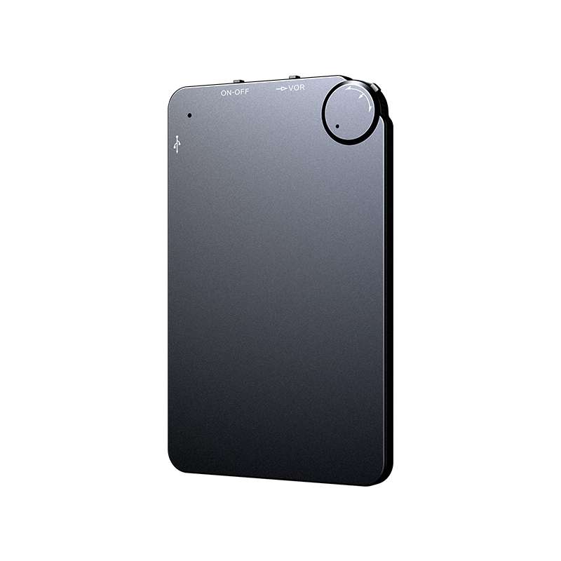 K2 Portable Ultra-thin Card Voice Recorder, Capacity:32GB(Black)