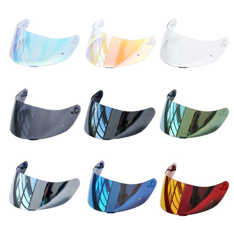 Motorcycle Helmet Visor Anti-UV Wind Shield Lens For AGV K1 / K3SV / K5(Electroplated Gold)