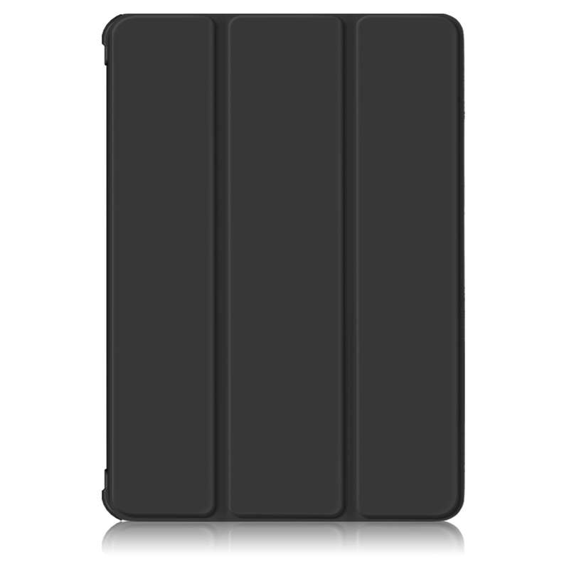 For Samsung Galaxy Tab S7 FE 12.4 Solid Color TPU Horizontal Flip Tablet Leather Case with 3-Fold Ho
